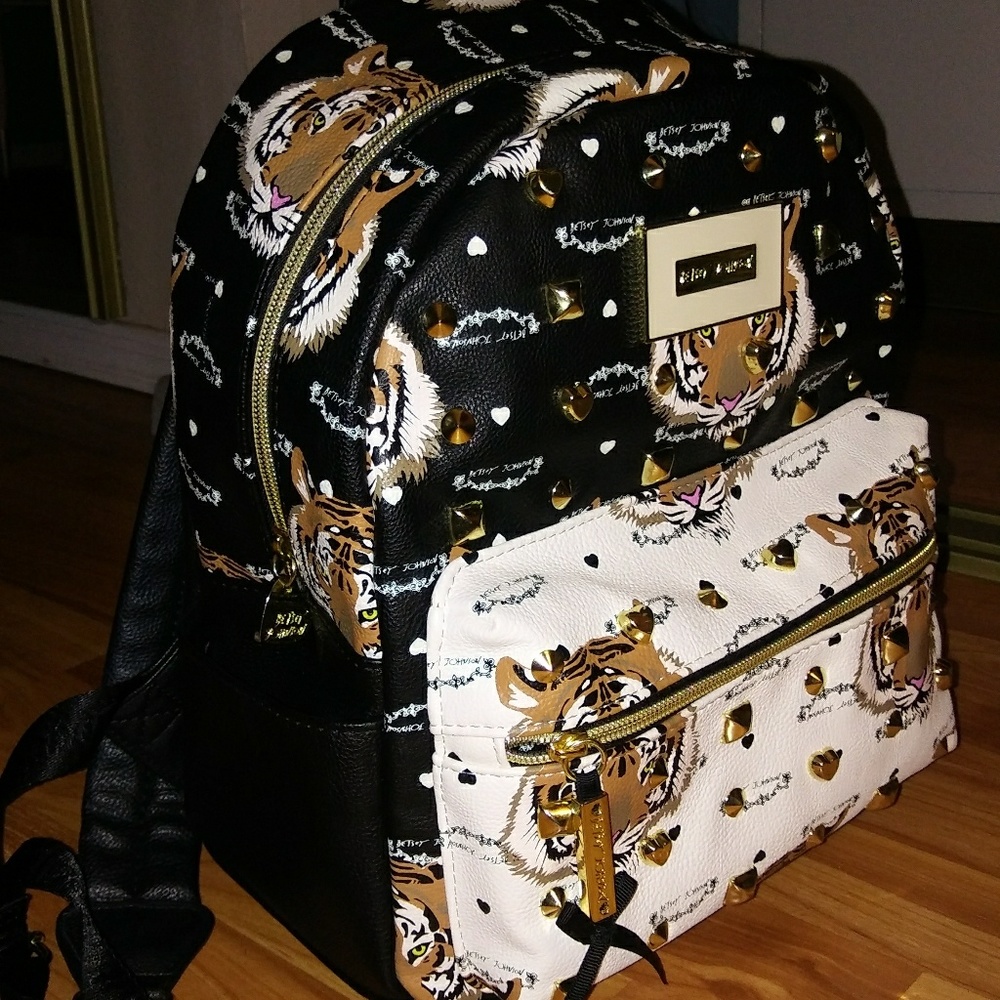 Betsey johnson tiger mini backpack